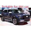 For Hyundai Venue     Car Accessories ABS Chrome Front Fog Light Lamp Cover Trim Molding Bezel Garnish Sticker