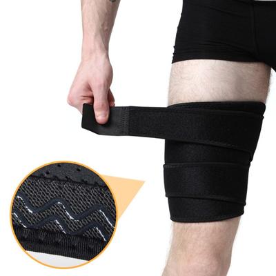 Compression Thigh Support Adjustable Upper Leg Sleeves Hamstring Support Leg Guards  Warmers