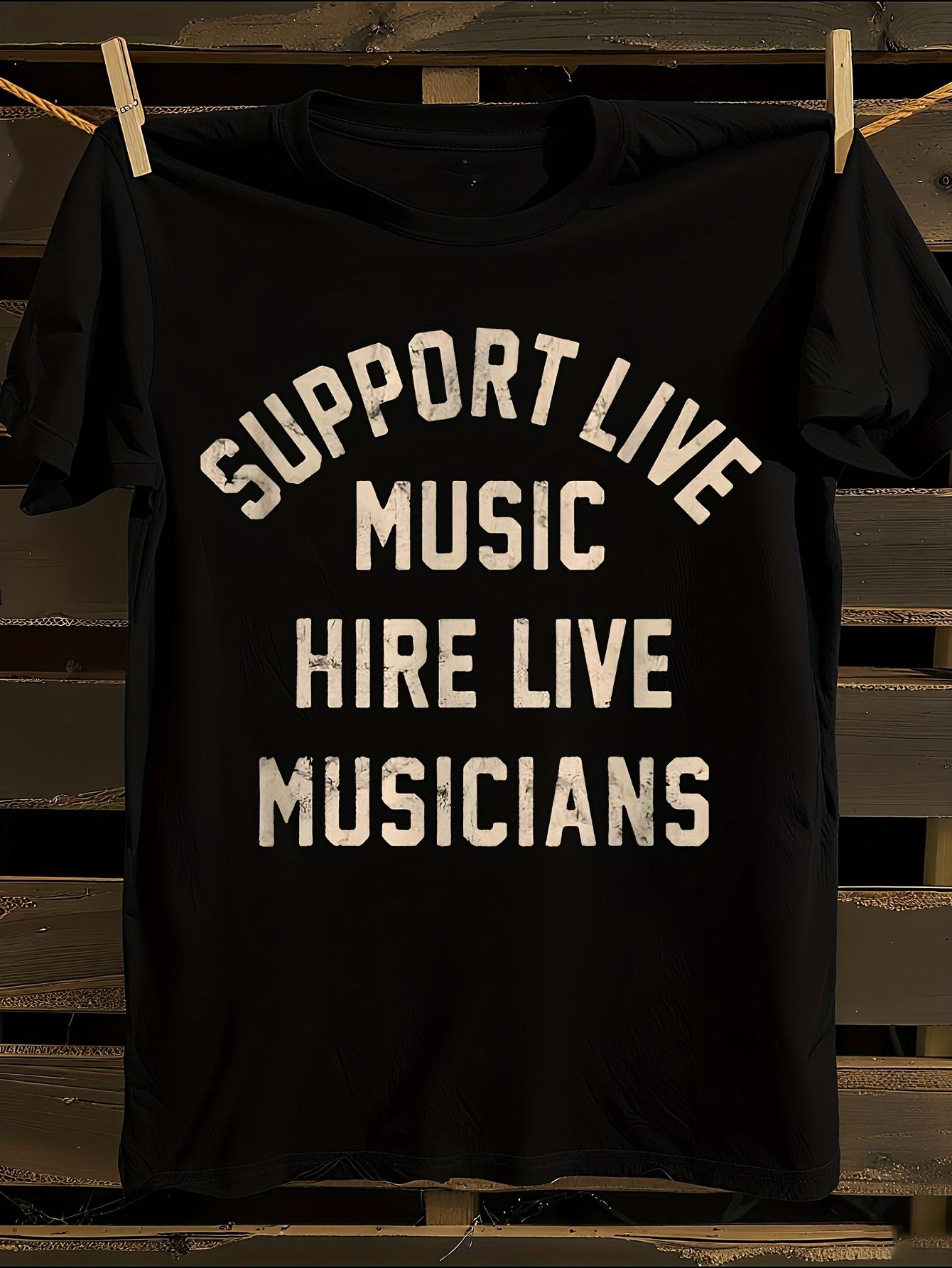 s Support Live Music Tshirt M