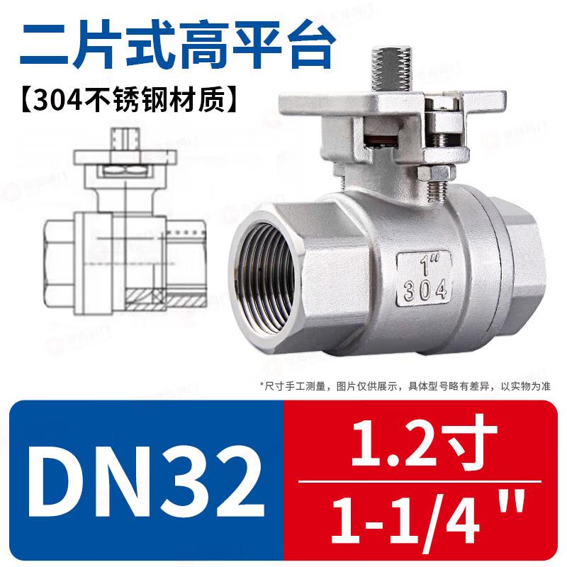 Jun Ding Ying Two-Piece Threaded Ball Valve
