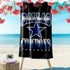 Dallas Cowboys Print Beach Towel, Large Soft Quick Dry Towel for Beach Camping Swimming