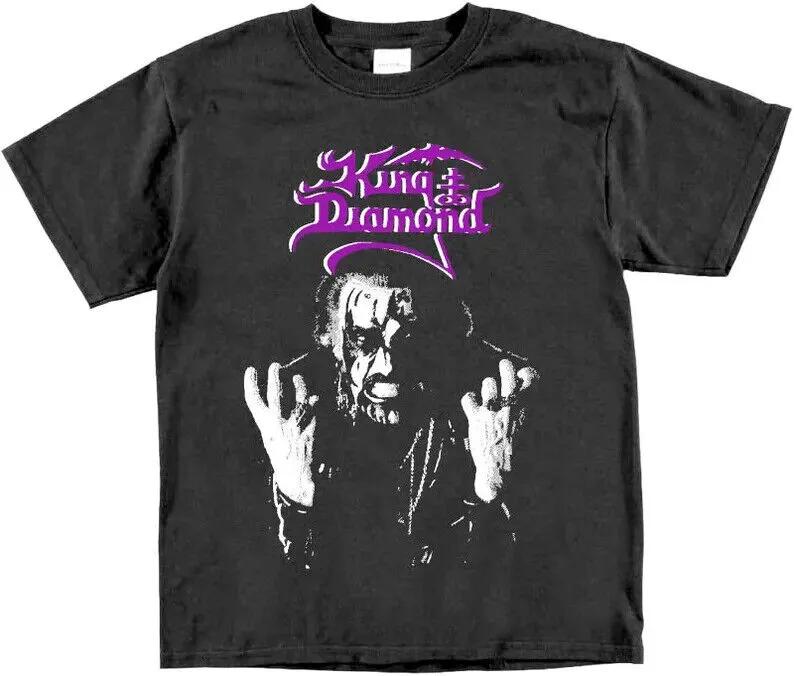 Унисекс хлопковая футболка с коротким рукавом и круглым вырезом King Diamond XL