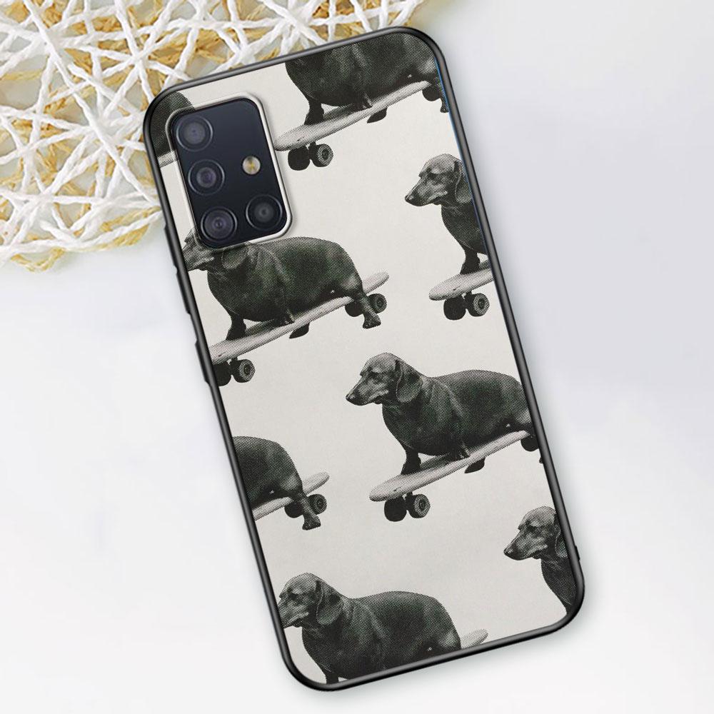 

Dachshund Dog Love Phone Case for Samsung Galaxy A53 A54 A52 A12 A51 A32 A21s A22 A31 A72 A02s A13 5G A11 A41 Silicone Cover Samsung A72 4G(5G)