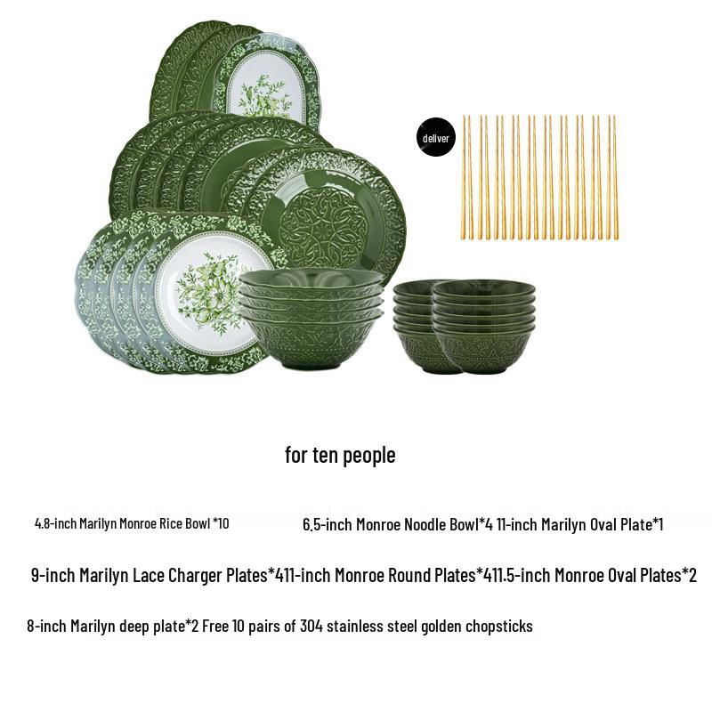 Nordic Style Purple Ceramic Tableware Set: Retro French Bowls, Plates & Dishes - Perfect Housewarming Gift