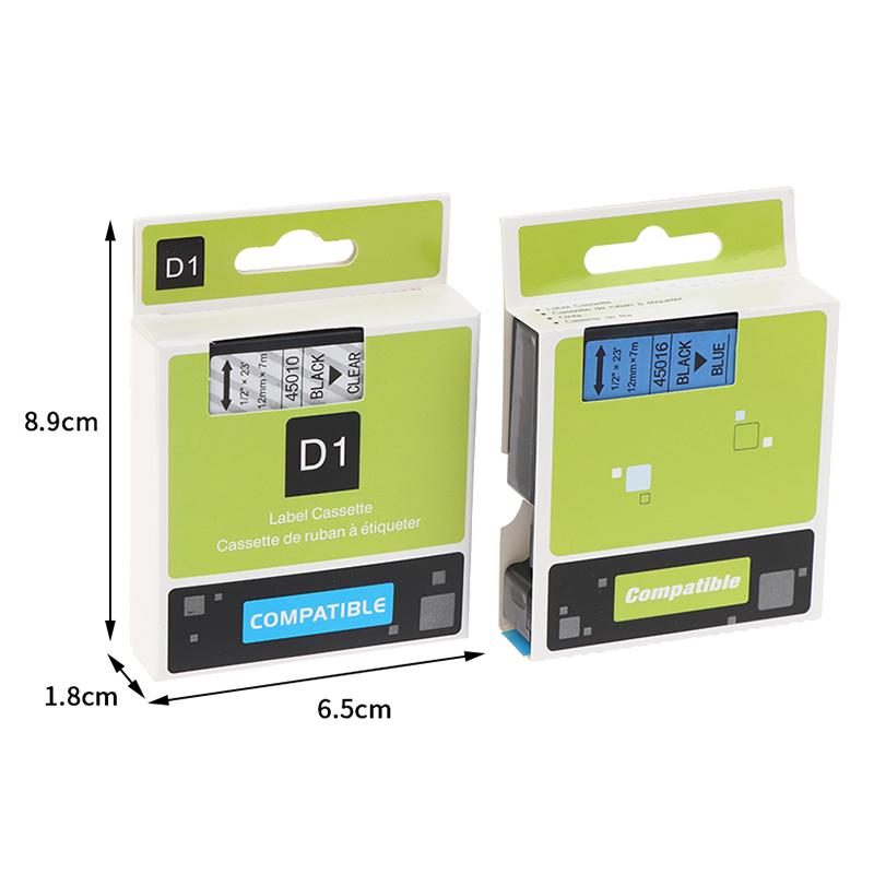 Multicol Label Tapes Printer Labels Self-Adhesive Labels Waterproof And Scratch-Resistant D1 6/9/12/19/24Mm