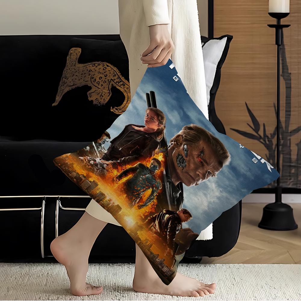 Movie T-TERMINATOR Cushion Cover Pillow Cover Decor Pillowcase Printed Cushion Case For Couch