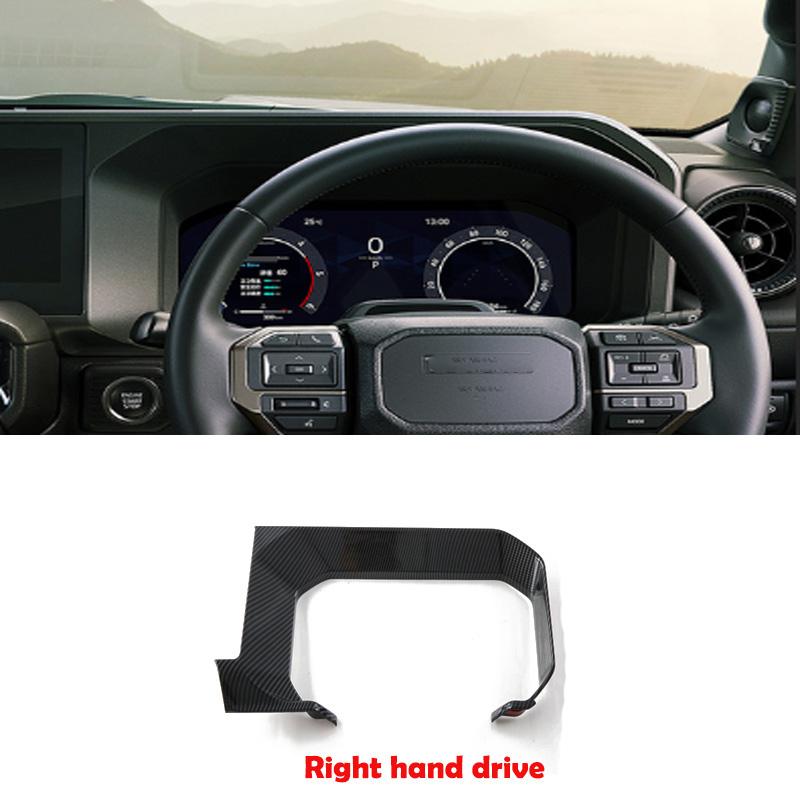 LHD RHD For Toyota Land Cruiser 250 Prado LC250 2024 2025 ABS Wood Front Dashboard Trument Meter Display Screen Panel Cover