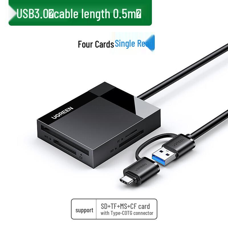 

UGREEN USB 3.0 & Type-C Card Reader