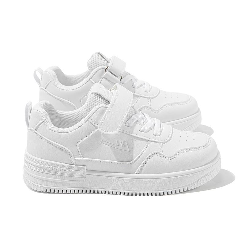 Warrior Stylish Leather Casual Versatile Sports Shoes Height Increasing Wear Resistant Waterproof Low Top Skate Shoes Kids Kids sneaker WZ(CL)-2435