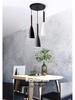 Nordic Modern Triple Pendant Light - Black, White, Grey for Dining, Bedroom, Bar