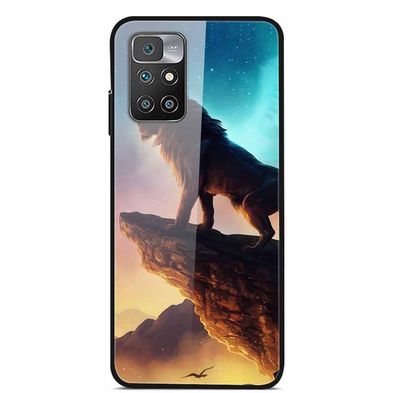 For Redmi Note 10 Pro Cases Note10T Tempered Glass Hard Back Cover for Xiaomi Redmi Note 10 5G / Note 10T Phone Case Capa Fundas