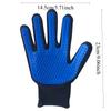 1/2× Pet Cat Grooming Glove Cat Hair Deshedding Brush Gloves Dog Comb for Cats Bath Hair Remover Clean Massage Brush for Animal