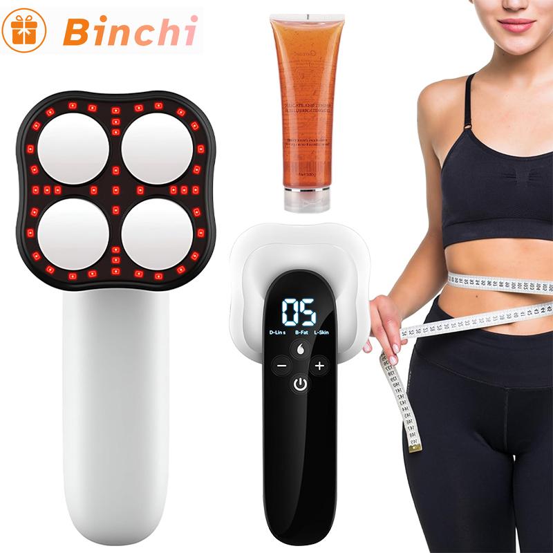 Electric RF Fat Remover Body Massager With Slimming Gel for Waist Arm Leg Butt Cordless Fat Burner Body Belly Sculpting Machine