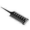 Hair Dyeing Comb 3 Way Sectioning Highlight Comb Professional Weave Weaving Comb Hair Dye Styling Tool For Salon Use
