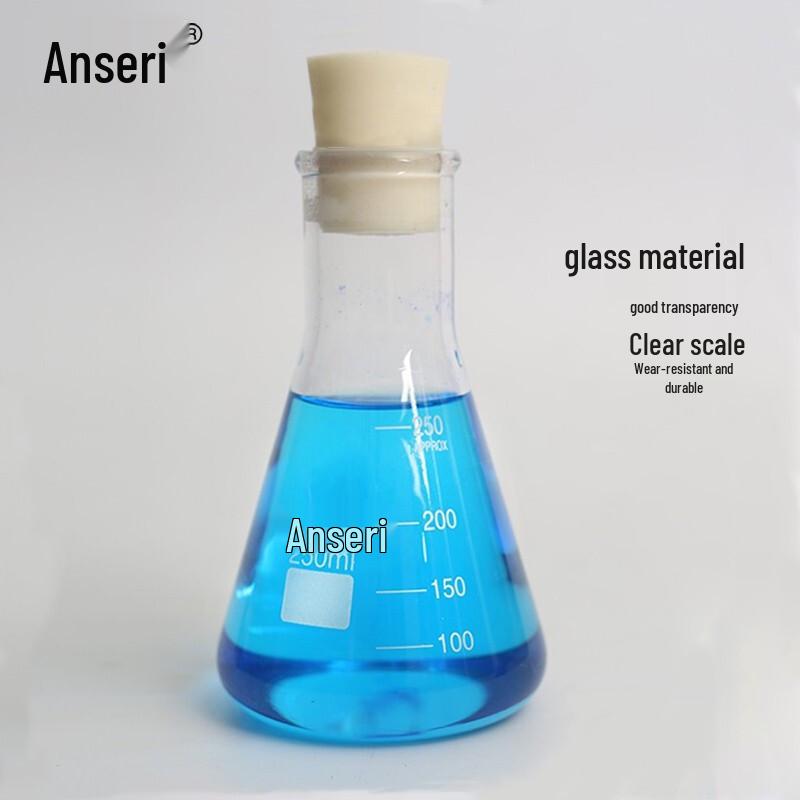 Anshairui Laboratory Glass Erlenmeyer Flask Set (2-Pack)