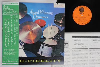 LP Record MAX ROACH  Award Winning Drummer ULS1805V OVERSEAS 1975 Japan Obi Jazz Used