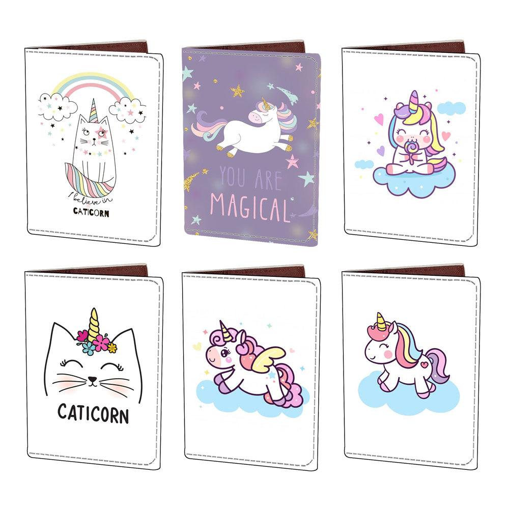 Unicorn travel waterproof passport bag, student ID holder