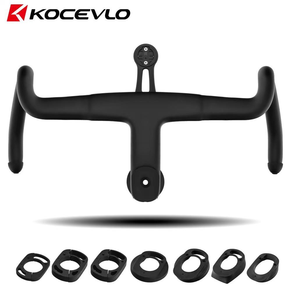 KOCEVLO K05 Full Carbon Gravel One-Piece Integrated Drop Bar with Internal Routing and Spacers