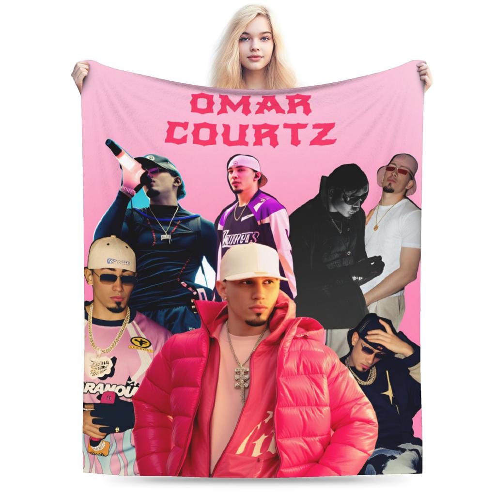 Omar Courtz Warm Soft Blanket Kids Adult Plush Throw Blanket Fashion Outdoor Flannel Bedspread Sofa Bed Cover