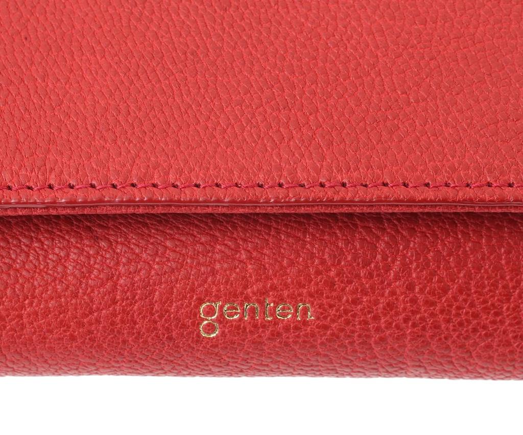 Bifold Wallet Fresco Red [Genten] Women's