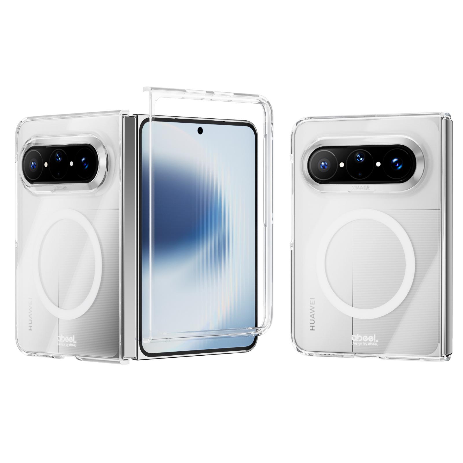 

Compatible Huawei PuraXMax Transparent Magnetic Phone Case: Scratch-Resistant, Smooth Surface, 2-in-1 Protective PC Cover Huawei Pura X Max