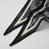 Northern Deer Mulberry Silk Printed Scarf - All-Season, High-Quality, Long, Narrow