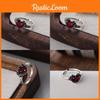 Stunning Wing Vintage Heart Red Zircon Ring For Women Jewelry High Fashion Adjustable