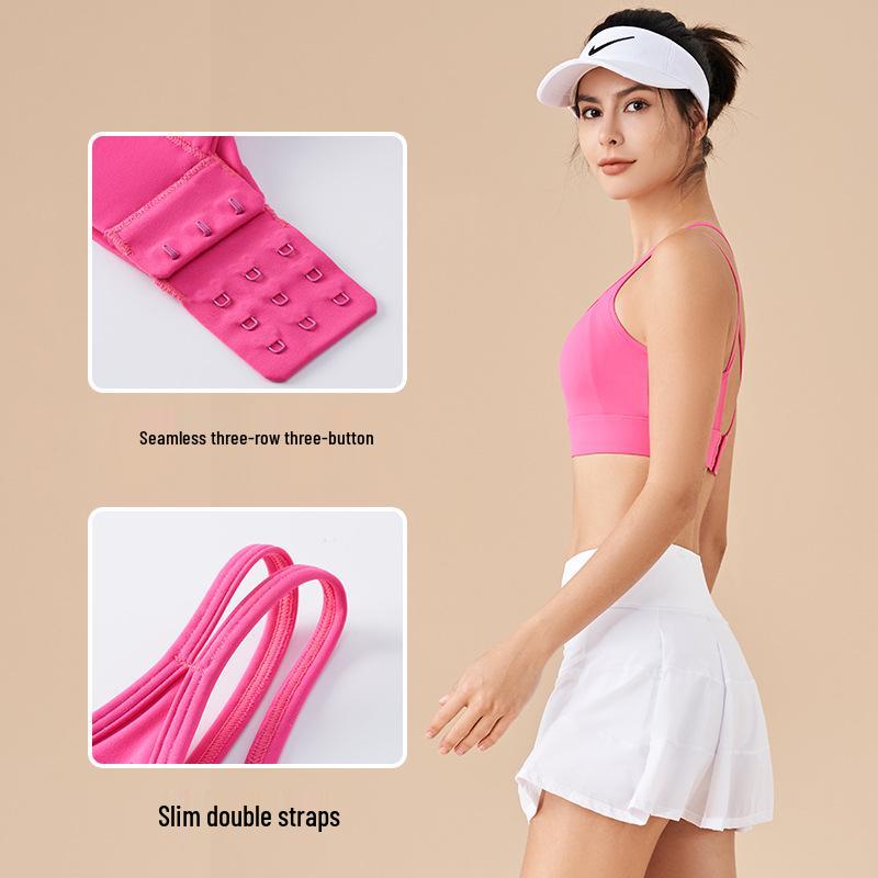 Women's High-Intensity Shockproof Sports Bra for Fitness, Running, and Yoga - Beautiful Back Design