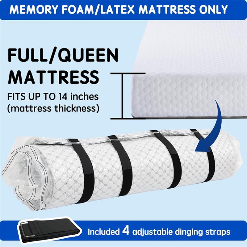 M-Modern-Vacuum Storage Bag TWIN/TWIN XL Mattress Bags For Moving Vacuum Seal Compression Bag For Moving, Transport, Storage L