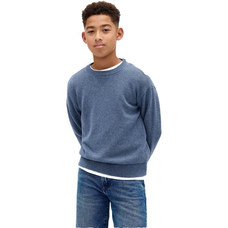 GAP Boy s Fall 2025 Cotton Knit Sweater S