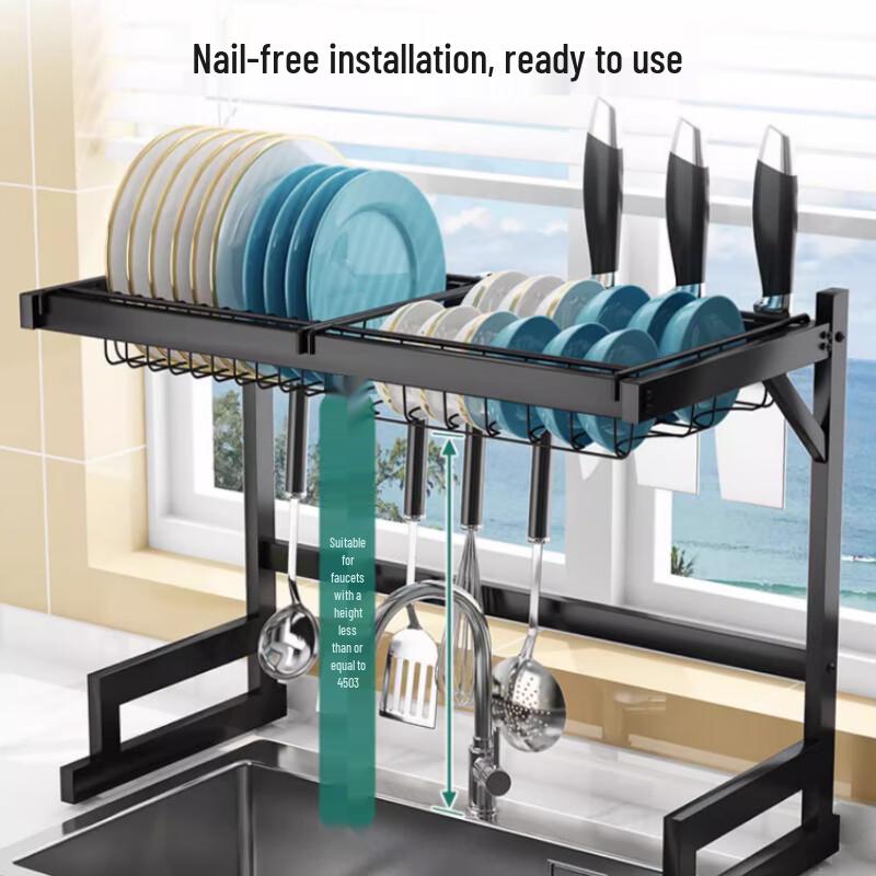 Kitchen Over-Sink Dish Drying Rack