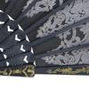 Schwarzer spanischer Stil für Tanz, Party, Hochzeit, Spitze, Seide, faltbarer Hand-Blumenfächer