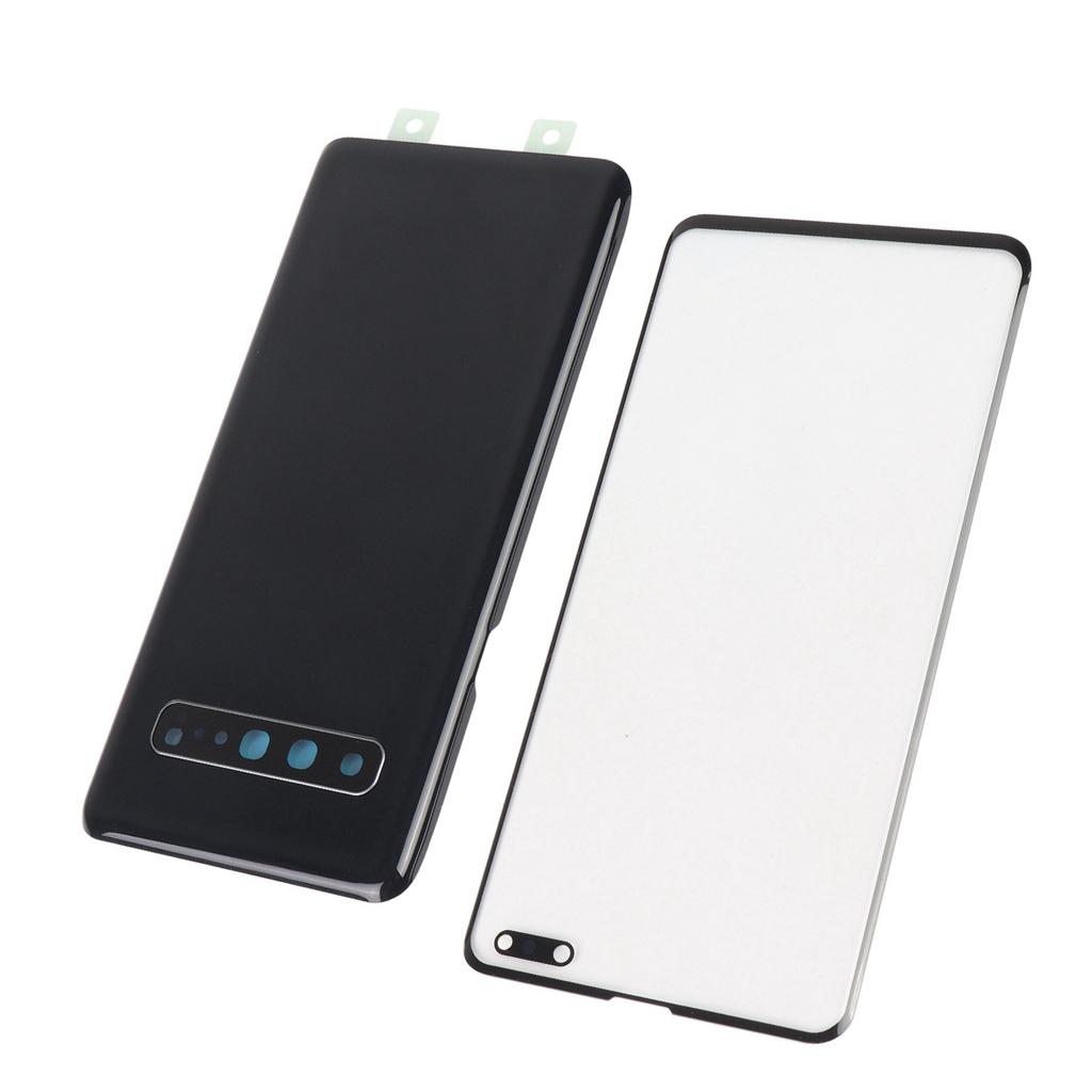 Back Glass Replacement and Front Outer Lens Glass Screen with Camera Lens Tape Parts Repair Tools for Galaxy S10 5G