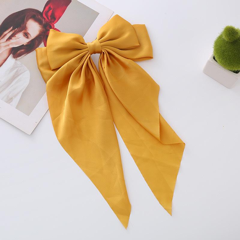 Red Bow Hair Clip Ribbon – European & American JK Style Duckbill & Spring Back Clip