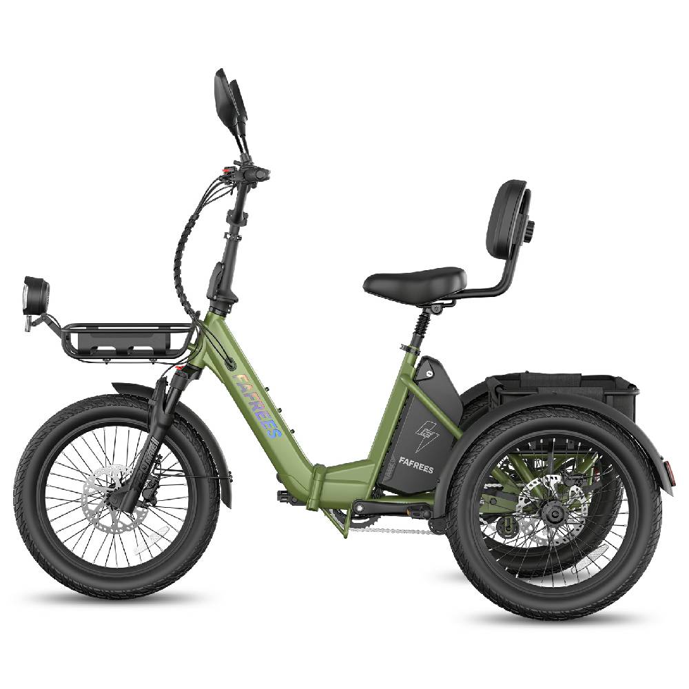Bicicletta Cargo Elettrica Fafrees F20 Mate 20" Gomma ad Aria Pieghevole E-Bike 48V 21AH Freni a Doppio Disco Velocità Massima 25km/h Carico Massimo 180kg