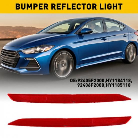 Для 2018 Hyundai Elantra GL SE SEL Отражатель заднего бампера Боковой габаритный огонь Накладка