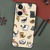 Funny Cute Cats Case For Realme 15 Pro GT7 GT6 C65 C67 C61 C53 C55 C51 C35 C63 C71 C75 11 12 13 14 Pro Plus