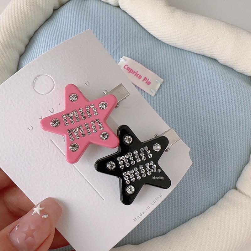 Pink Series Cute Bow Hair Clip for Girls - Small Duckbill Clip for Bangs
