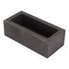 Graphite Ingot Mold High Purity Rectangular Melting Refining Graphite Crucible for Gold Silver
