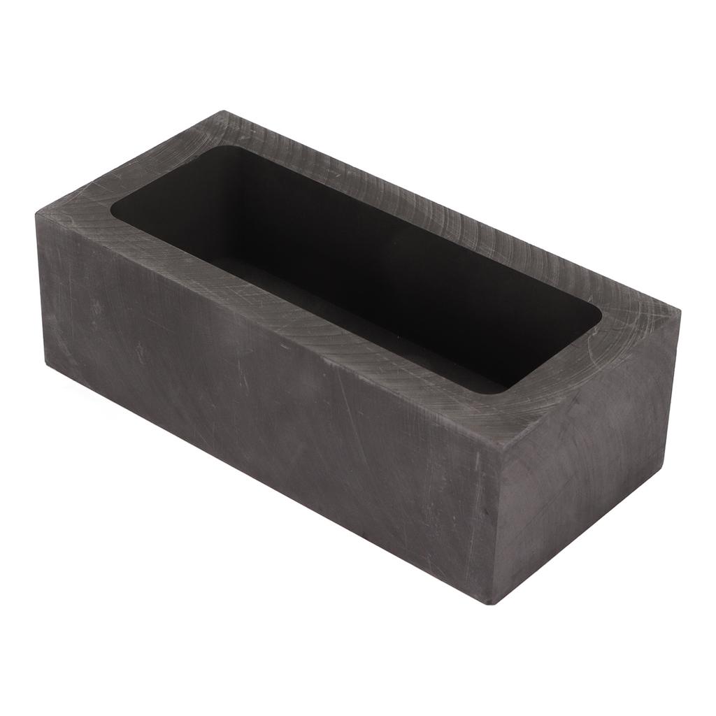 Graphite Ingot Mold High Purity Rectangular Melting Refining Graphite Crucible for Gold Silver