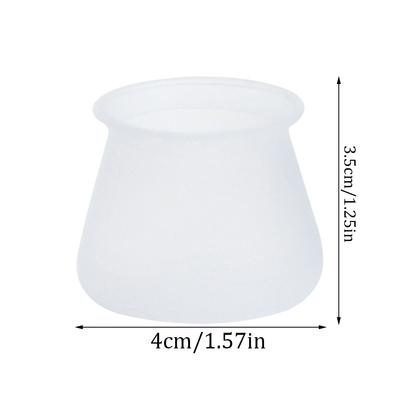 Silicone 24PCS/set Table Chair Leg Mat Non-Slip Chair Leg Cap Anti-slip Floor Protectors Furniture Leg Caps Wood Floor Protector