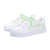 Li Ning Sycee Wear resistant And Lightweight Low top Skateboard Shoes Women's White Green AGCT340-5(TeamTwo-)