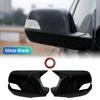 Horn Shape ABS Carbon Fiber Style Rear View Side Mirror Cover Rearview Caps For Honda CR-V CRV 2007-2011