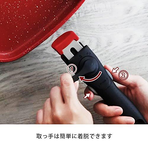 Flavorstone Diamond Edition 6-Piece Set (Red) Nonstick Square Frying Pan, Oven Safe