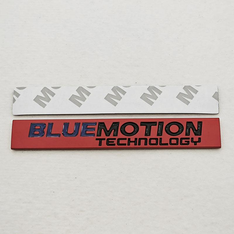 3D Metal Car Logo Bluemotion Emblem Car Rear Trunk Badge Fender Side Sticker Auto for VW Accessories NG5