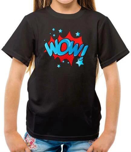 

Wow! Word Art - Kids T-Shirt - Comic - Superhero - Pop Graphic Novel -Geek 120