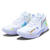 Li Ning Badfive 2 Low Cushioning Slip Resistant Abrasion Resistant Coverage Support Low top Basketball Shoes Men's ABFT029-1(Team147-)