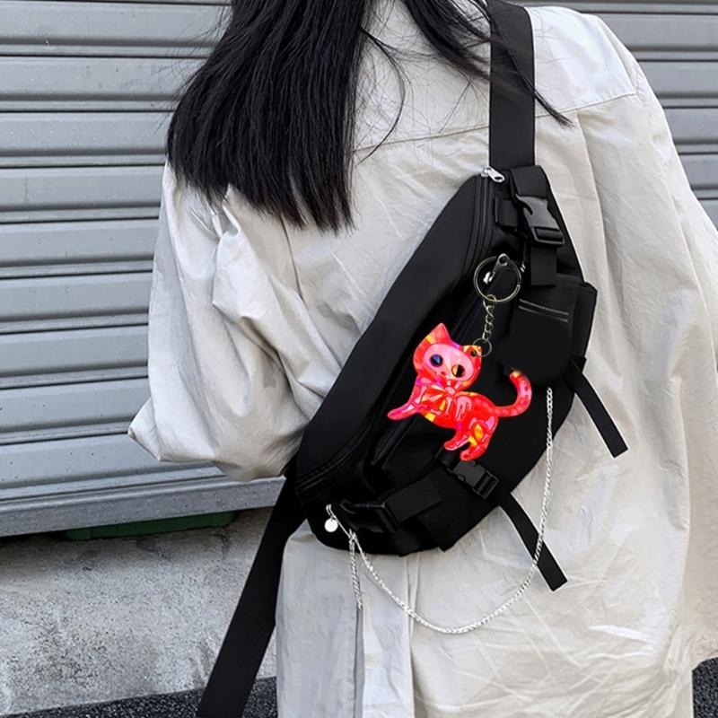 Jewelry Casting Mold Cute Cat Silicone Mold Holographic Resin Mold for DIY Wind Chime Keychains Earring Pendant