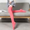 JK Spice Girl Student Velvet Pure Black Short Medium Tube Calf Half Over Knee White Stockings Children Summer Spring and Autumn