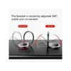 Round Foldable Zinc Alloy Phone Ring Holder 360 ° 1 Rotating Magnetic Lazy Stand